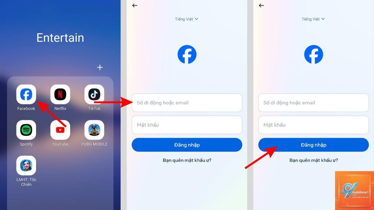 cách đăng nhập facebook trên iphone - Hình 2