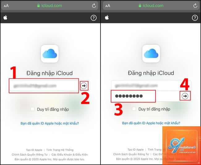 cách đăng nhập icloud trên iphone - Hình 3