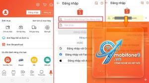 cách đăng nhập shopee trên iphone