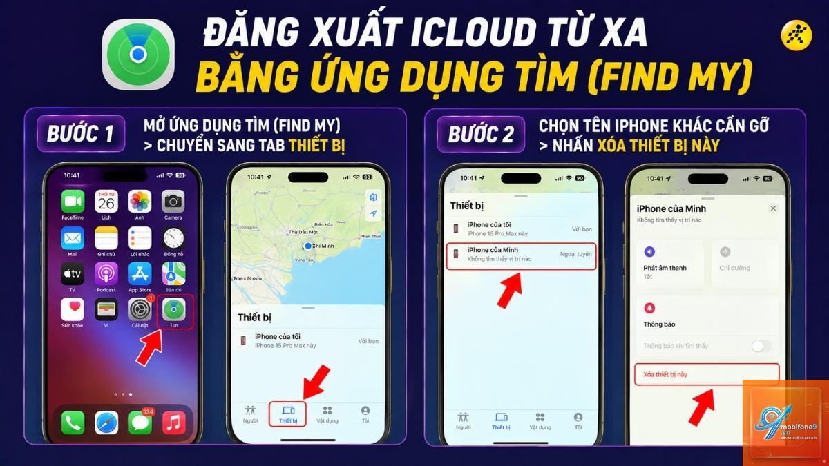 cách đăng xuất apple id từ xa - Hình 5