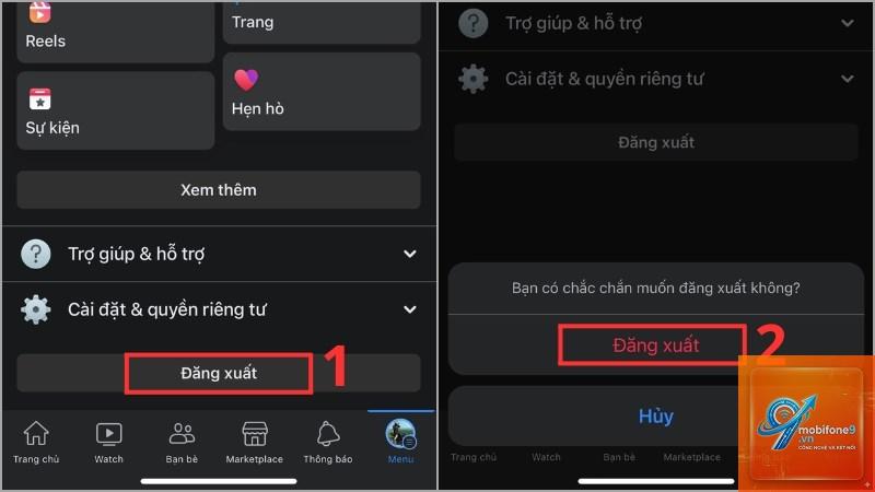cách đăng xuất facebook trên iphone - Hình 4