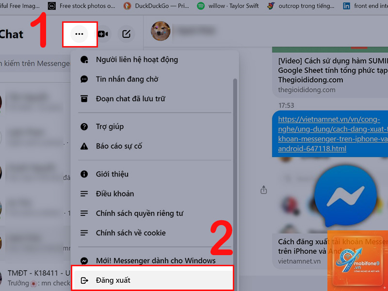 cách đăng xuất messenger trên iphone - Hình 3
