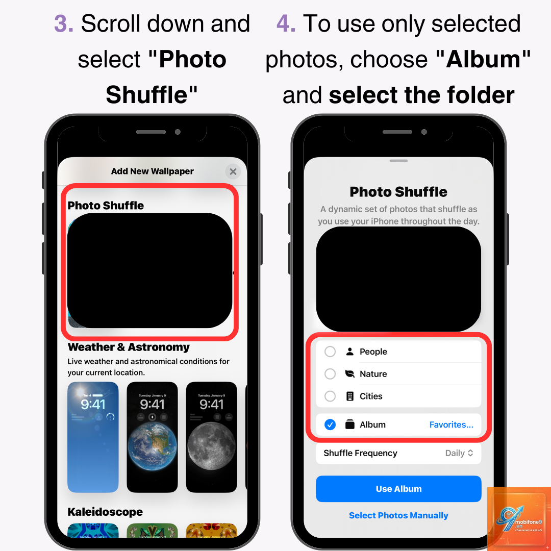 cách đặt hình nền ngẫu nhiên iphone - Hình 4