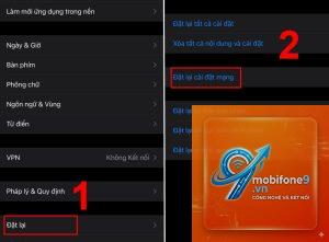 cách đặt lại cài đặt mạng iphone