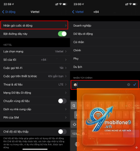 cách đặt tên sim trên iphone
