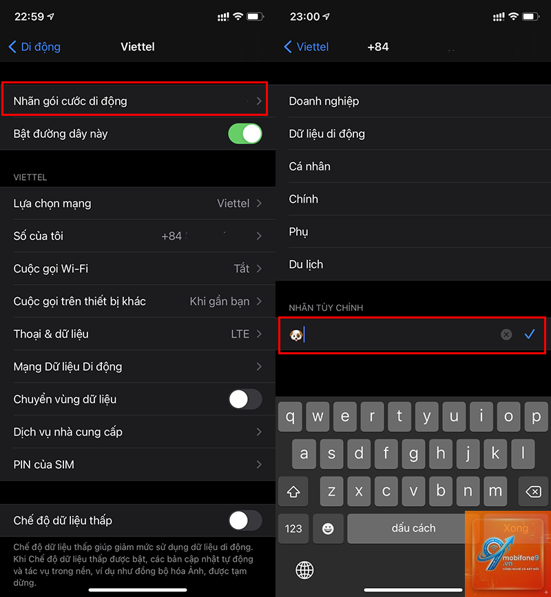cách đặt tên sim trên iphone - Hình 1