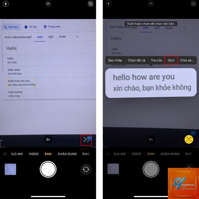 cách dịch camera trực tiếp iphone - Hình 3