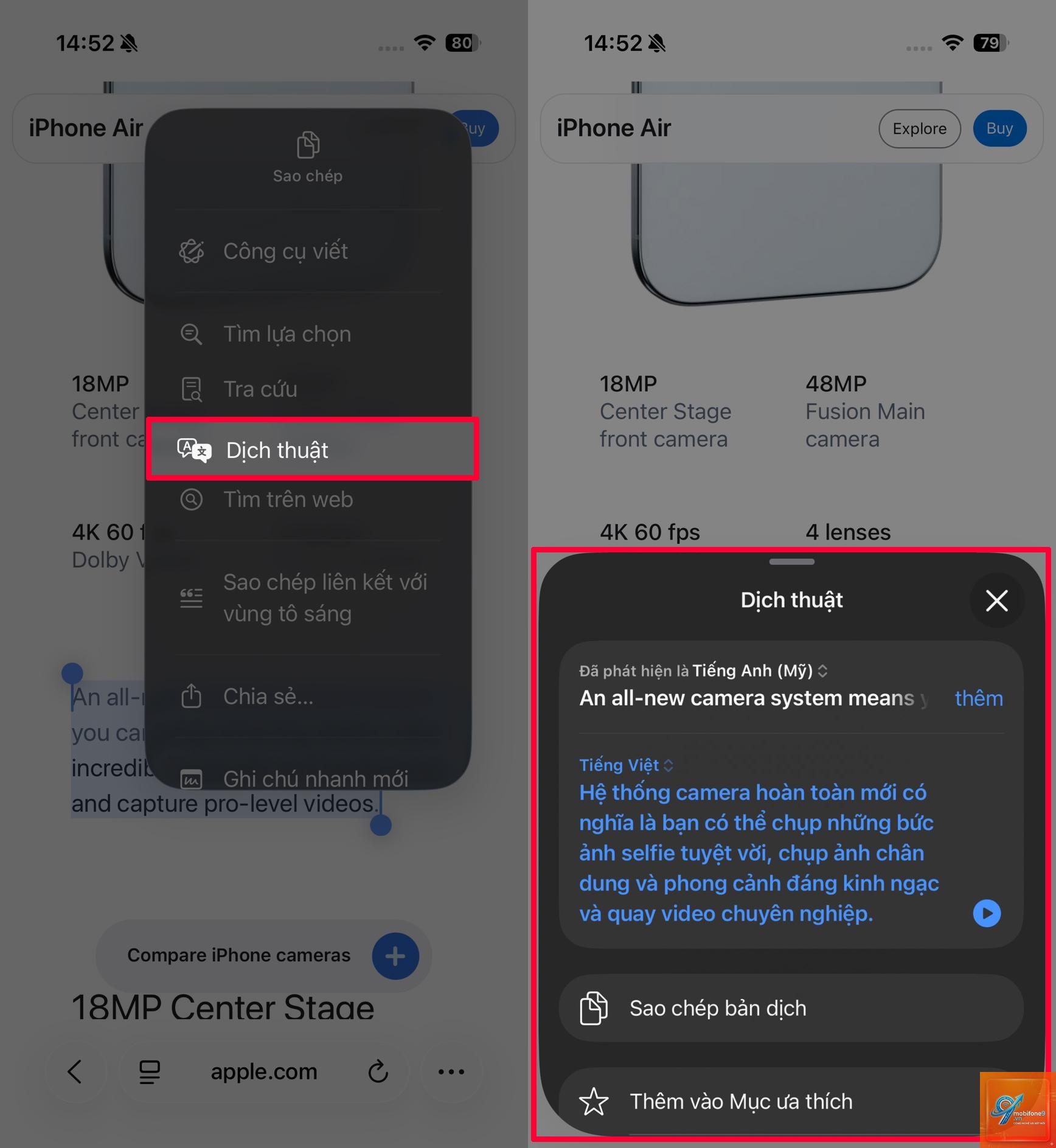 cách dịch văn bản từ ảnh iphone - Hình 4