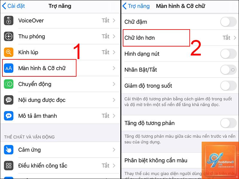 cách điều chỉnh cỡ chữ iphone - Hình 2