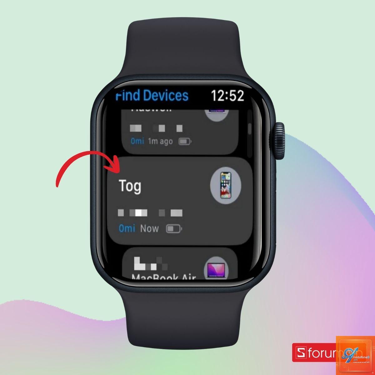 cách định vị iphone bằng apple watch - Hình 3