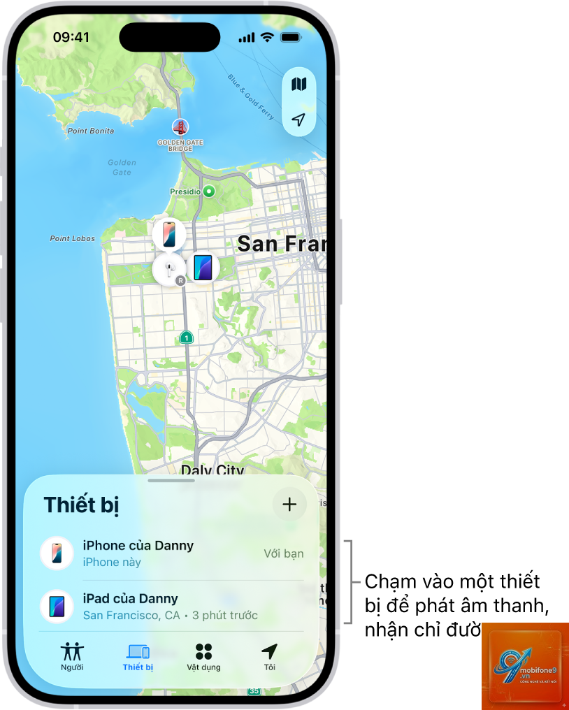 cách định vị thiết bị apple - Hình 1