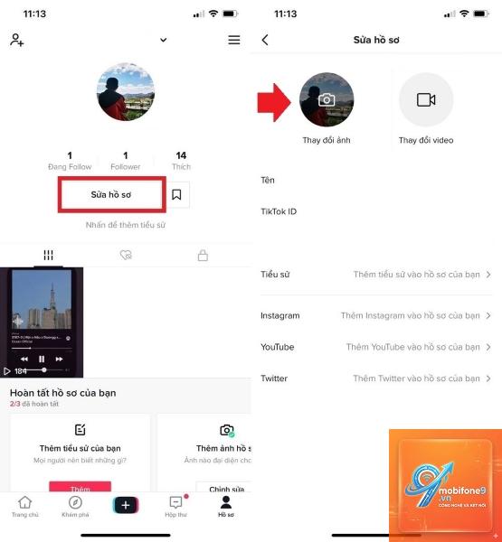 cách đổi ảnh đại diện tiktok trên iphone - Hình 3