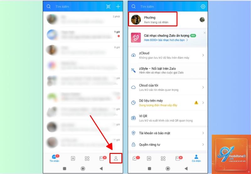 cách đổi ảnh đại diện zalo trên iphone - Hình 2