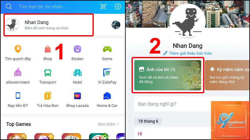 cách đổi ảnh đại diện zalo trên iphone - Hình 3