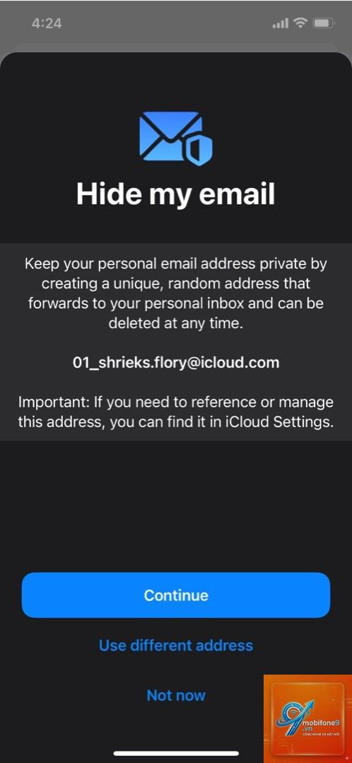 cách đổi địa chỉ nhận thư hide my email - Hình 4