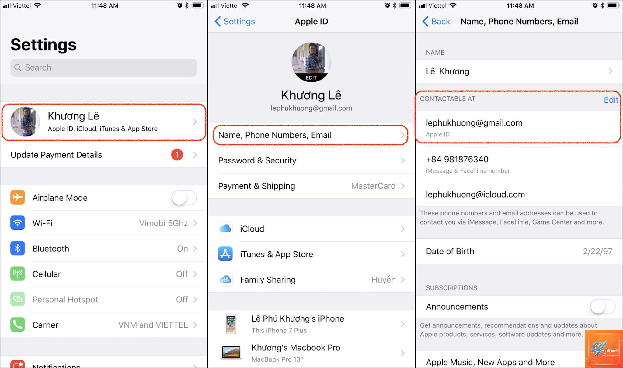 cách đổi email icloud - Hình 5