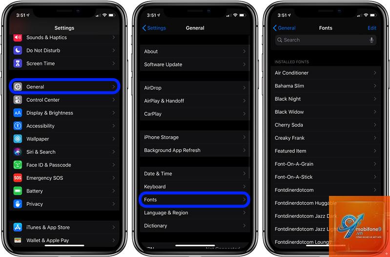 cách đổi font chữ iphone - Hình 3