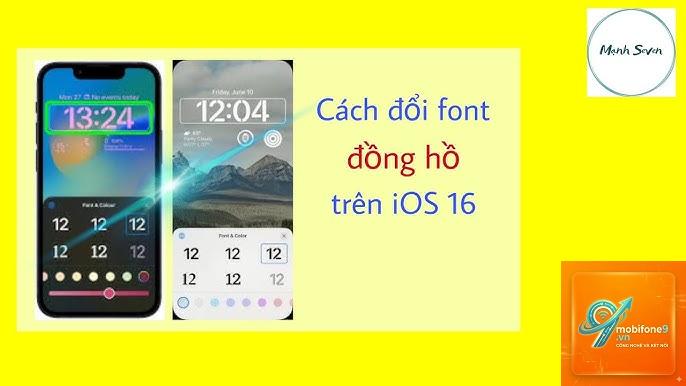 cách đổi font đồng hồ iphone - Hình 3