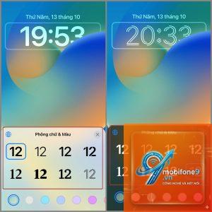cách đổi font đồng hồ iphone