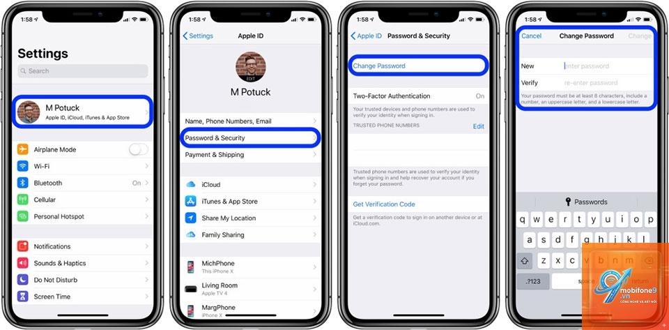 cách đổi mật khẩu apple id trên iphone - Hình 2