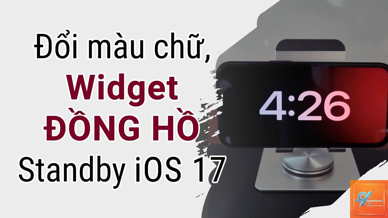 cách đổi màu đồng hồ standby mode - Hình 4