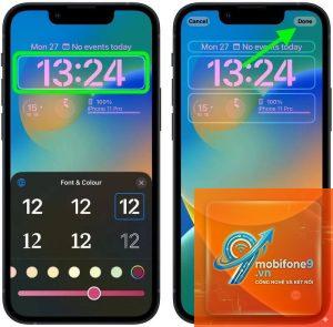 cách đổi màu lịch iphone