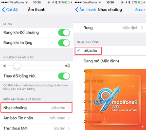 cách đổi nhạc chuông iphone