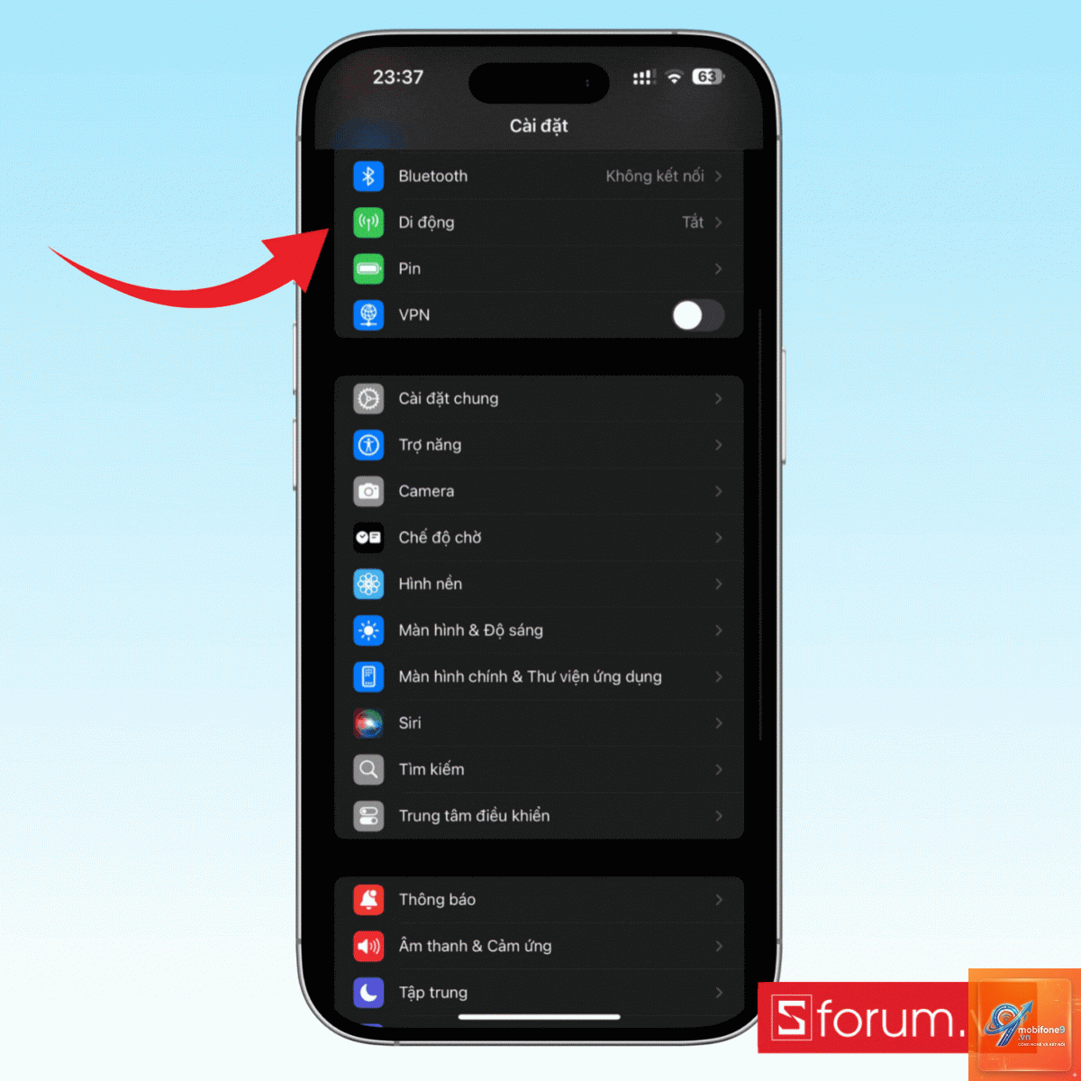 cách đổi sim dữ liệu di động iphone - Hình 4