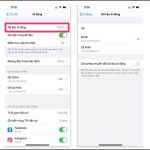 cách đổi sim mặc định trên iphone