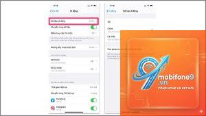 cách đổi sim mặc định trên iphone