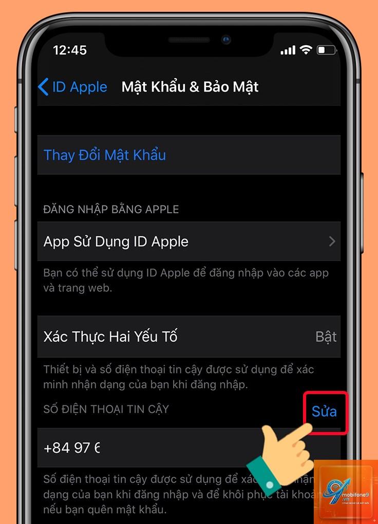 cách đổi số điện thoại apple id - Hình 4