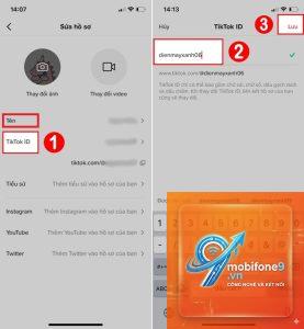 cách đổi tên tiktok trên iphone
