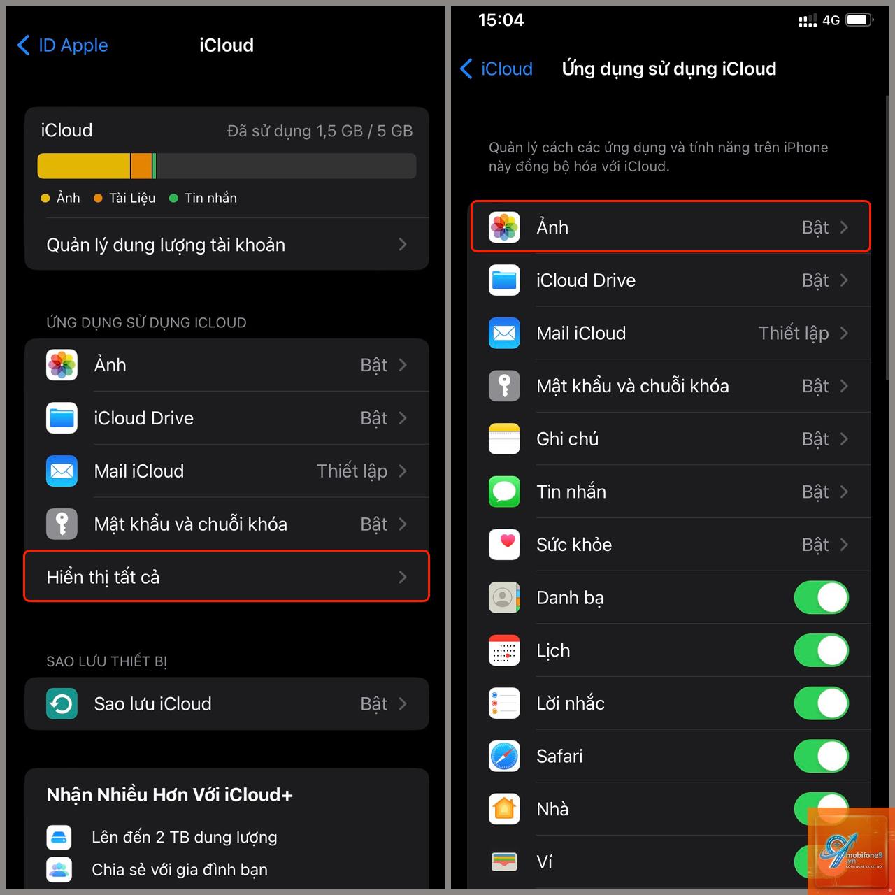 cách đồng bộ icloud - Hình 2