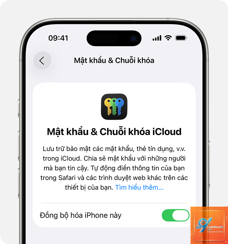 cách đồng bộ mật khẩu với icloud - Hình 2