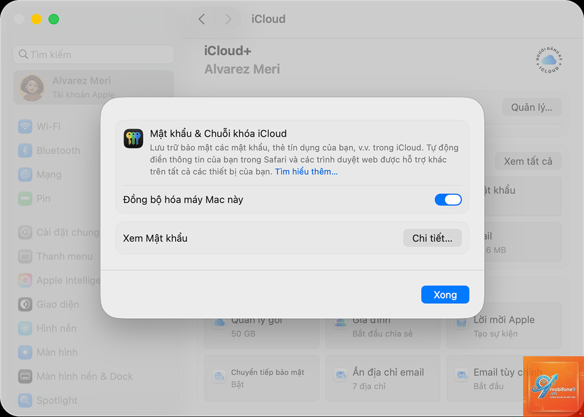 cách đồng bộ mật khẩu với icloud - Hình 5