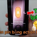 cách dùng action button bật đèn pin