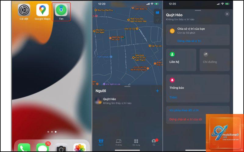 cách dừng chia sẻ vị trí iphone - Hình 3