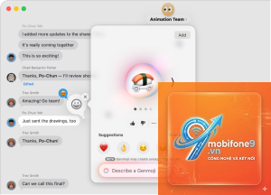 cách dùng genmoji trong mail