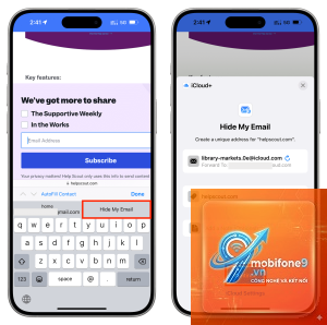 cách dùng hide my email với safari