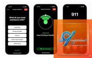 cách dùng roadside assistance qua vệ tinh