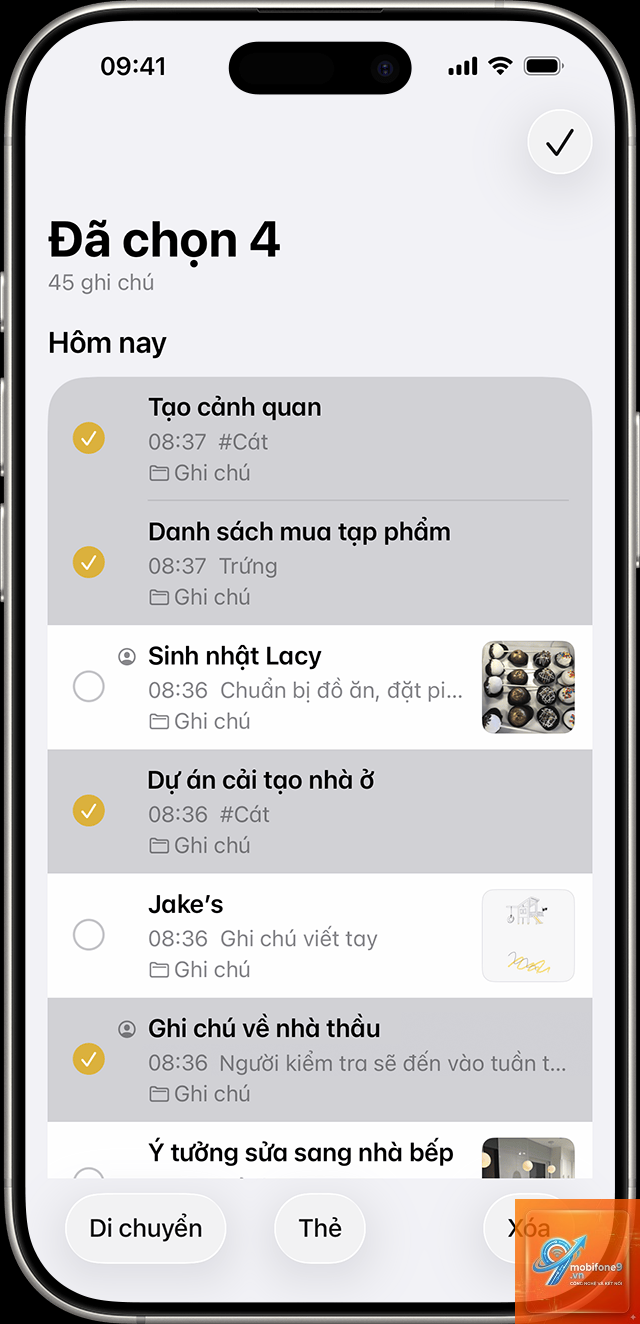 cách gắn thẻ ghi chú iphone - Hình 4