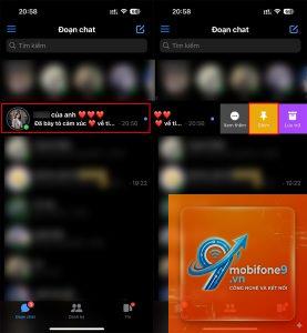 cách ghim cuộc trò chuyện messenger trên iphone