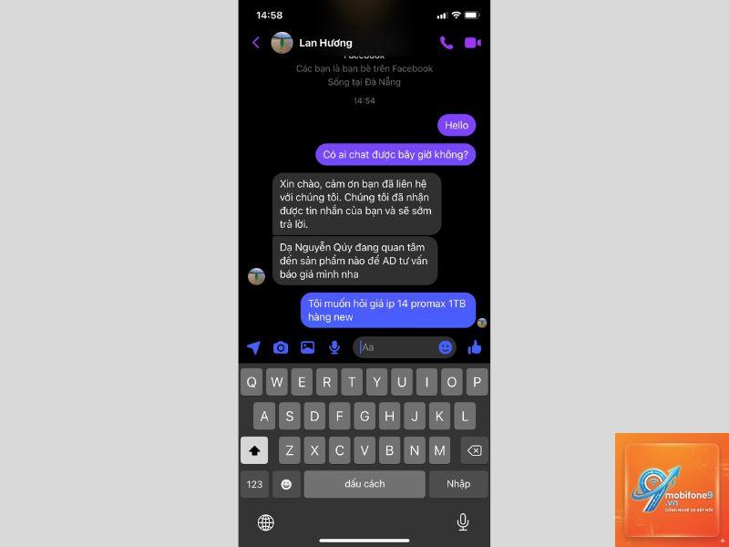 cách ghim cuộc trò chuyện messenger trên iphone - Hình 3