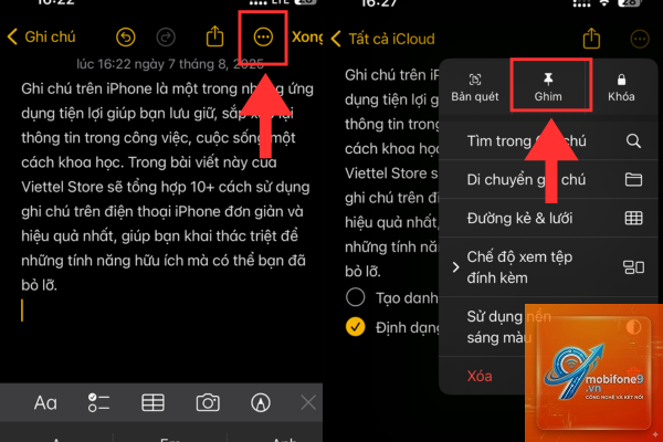 cách ghim ghi chú iphone - Hình 5
