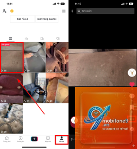 cách ghim video tiktok trên iphone