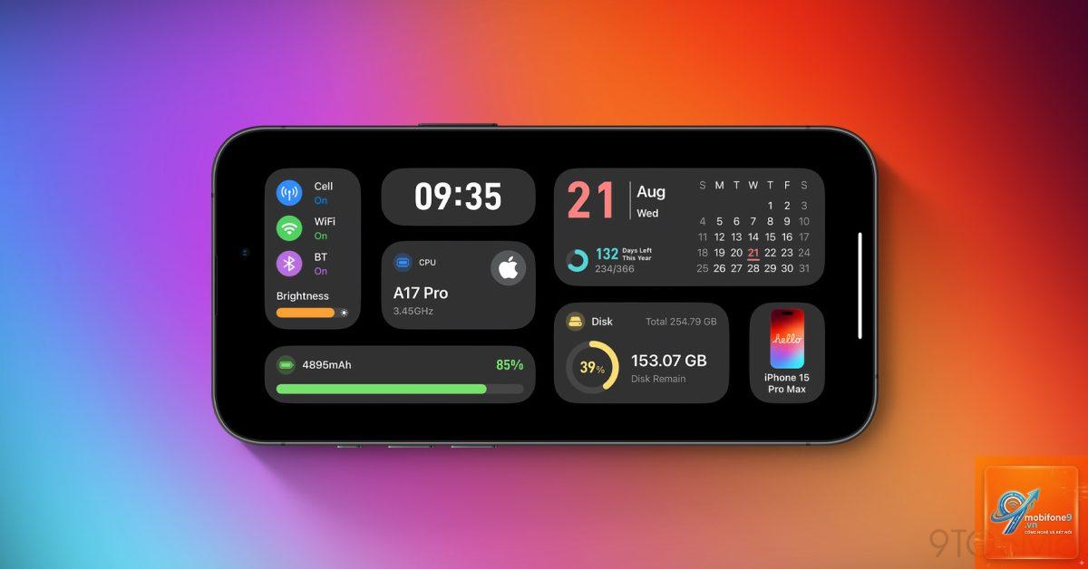 cách ghim widget standby mode - Hình 4