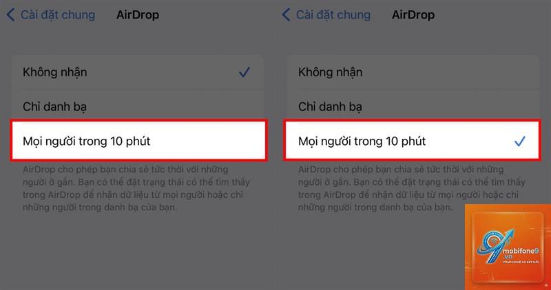 cách giới hạn airdrop trên iphone - Hình 4