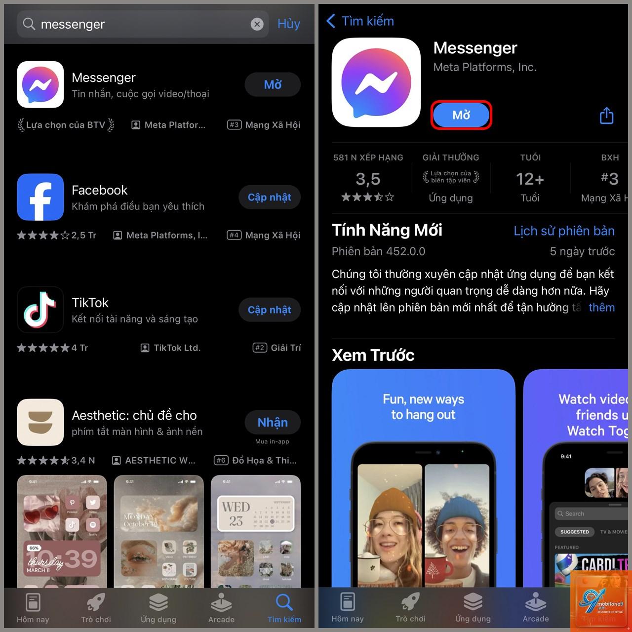 cách gửi ảnh hd trên messenger iphone - Hình 3