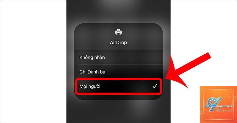cách gửi danh bạ bằng airdrop - Hình 2