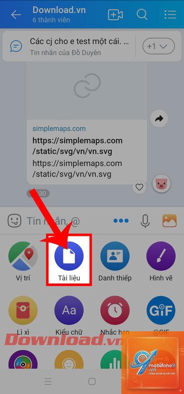 cách gửi file trên zalo iphone - Hình 4